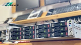 HPE DL380p Gen8 , 12LFF with 48TB SAS Storage ! Intel Xeon E5-2650 V2 - 64GB RAM ESXI . CTO Servers