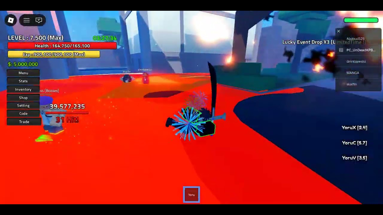 Showcasing Awakening Skills Yoru/Mihawk V2🎩 AT Piece Update!