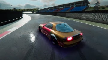 Drift Game Project - Unedited Gameplay (Made With Unity)