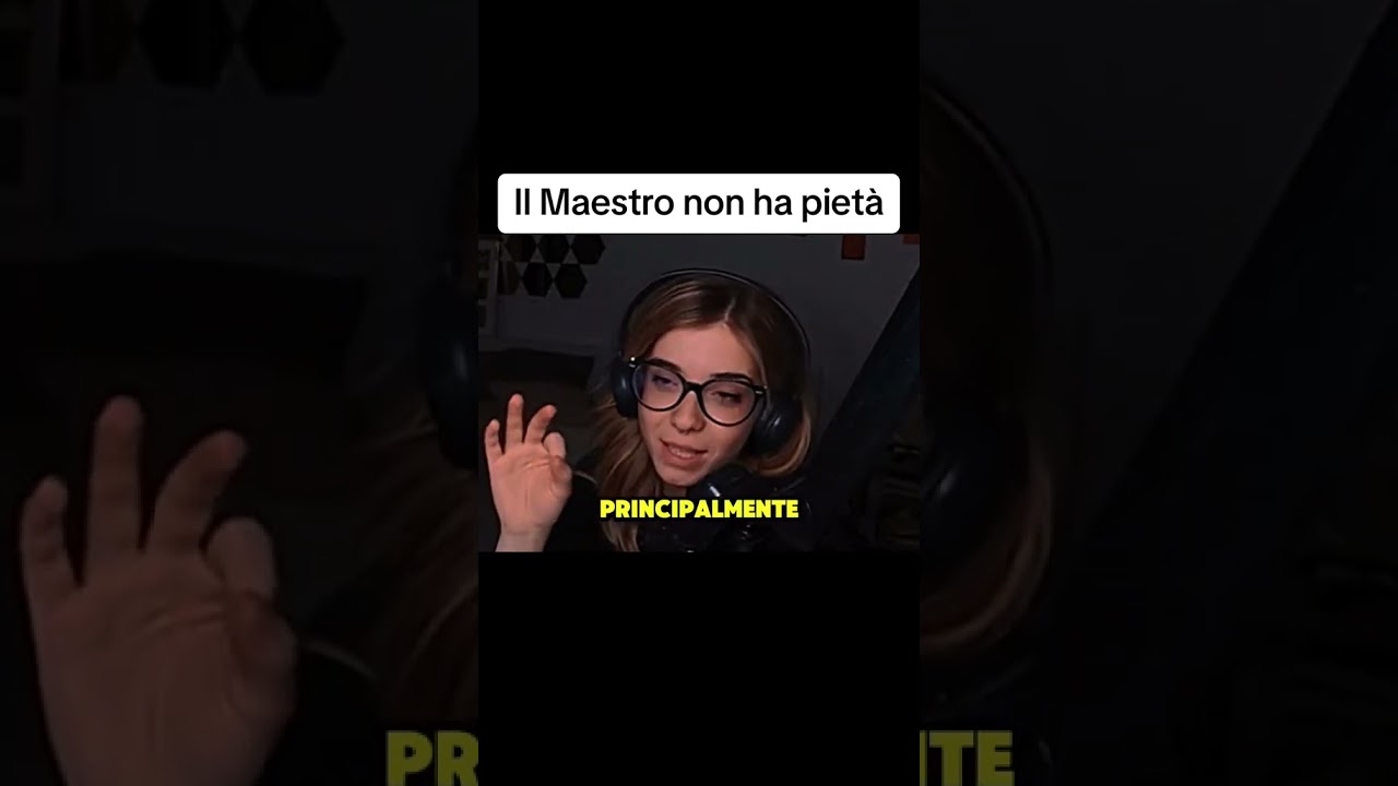 LA DURA LEGGE DEL MAESTRO!! 