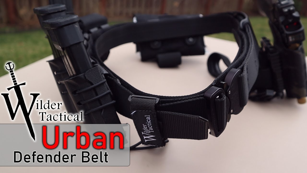 Wilder Tactical Urban Defender Belt : Mission-ready minimalistic