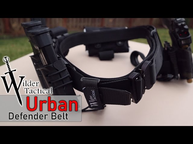 Wilder Tactical Urban Defender Belt : Mission-ready minimalistic Battle  Belt 