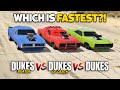 GTA 5 Online: BEATER DUKES VS DUKES VS ARMORED DUKES (WHICH IS BEST DUKES?)