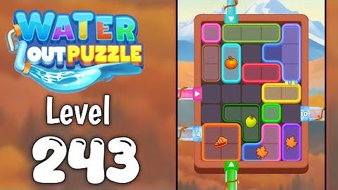 Water Out Puzzle Level 243 Walkthrough
