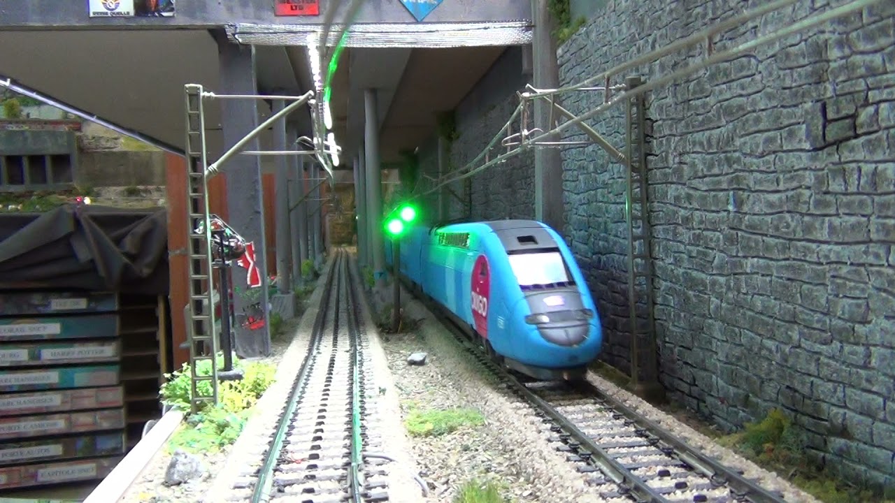 réseau ferroviaire HO  vidéo 15 TGV