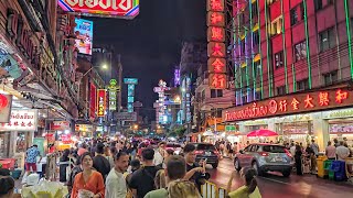 Walk through Chinatown, Bangkok, Thailand.