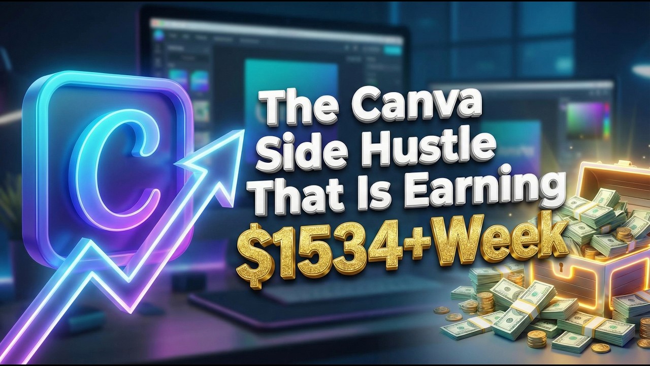 The Canva Side Hustle That Is Earning $1534+Week