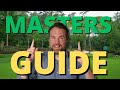 First timers guide to visiting the masters 10 things to know