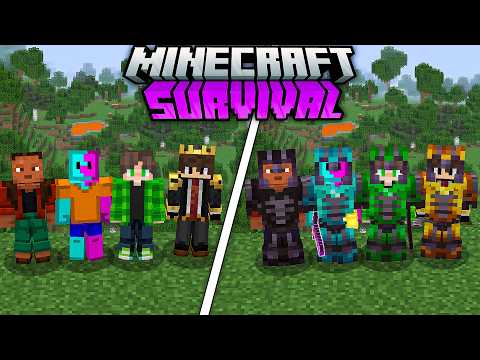 MINECRAFTDA 4 KISHI BO'LIB SURVIVAL QILAMIZ