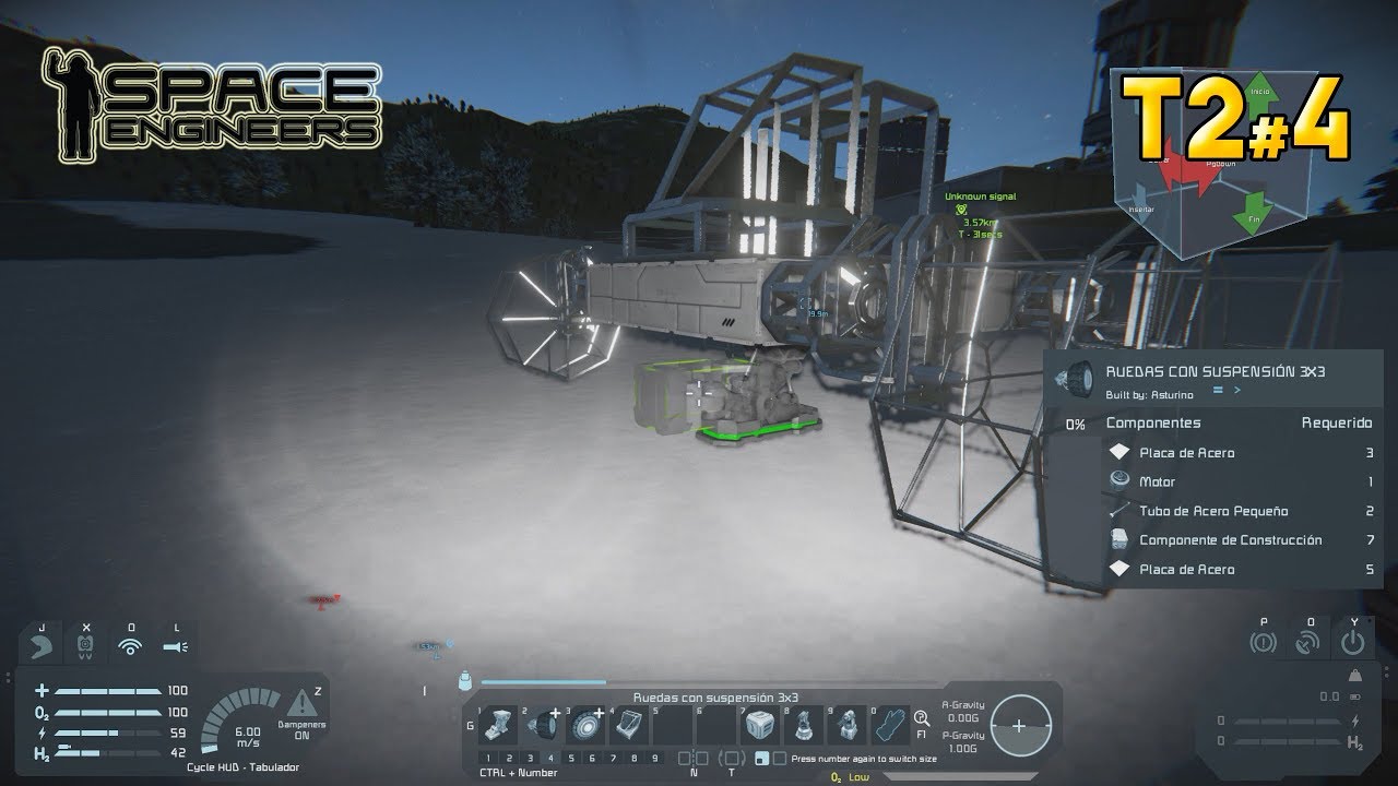 SPACE ENGINEERS T2#4 EMPEZAMOS CON EL BUGGY | GAMEPLAY ESPAÑOL - YouTube