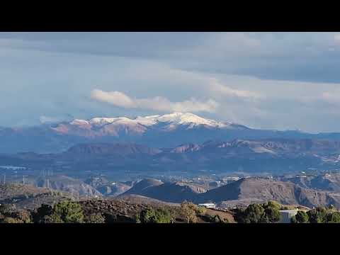 First Snow of 2025 Seen From the Conejo Valley on January 27th