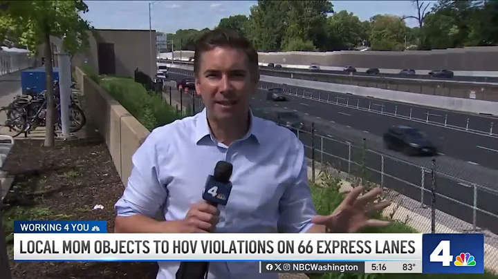 Mom driving with 2 kids fights HOV fines on I-66 express lanes | NBC4 Washington