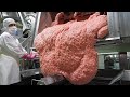 엄청납니다! 거대한 햄공장의 압도적 대량생산 현장! 동원햄을 만드는 과정 / Mass production! Ham making process / Korean food