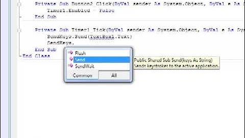How to make a spammer in Visual Basic 2008