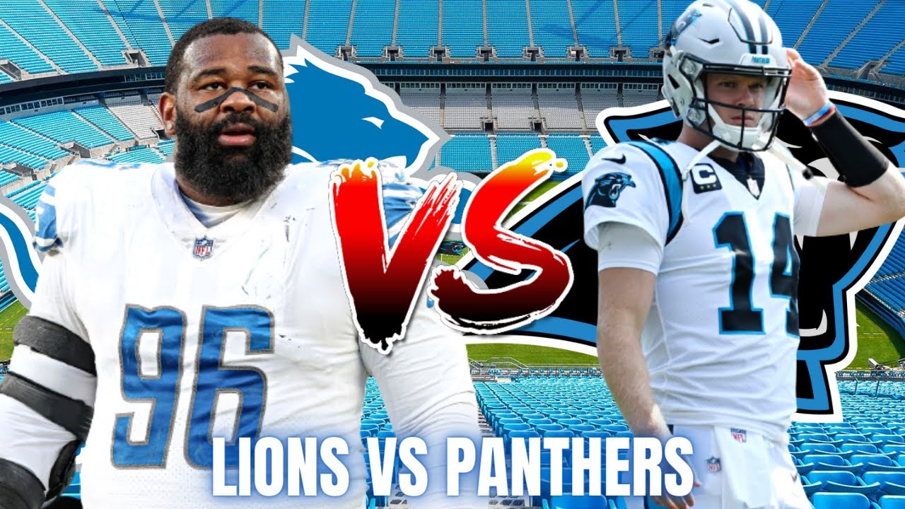 INACTIVES: Lions at Panthers