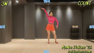 Mambo Italiano '26(Tutorial/Count) Linedance/High Beginner/초급#DellLinedance #LDQK #dance #라인댄스퀸 #정연주