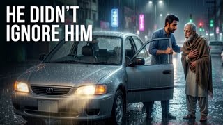 Full He Stopped to Help a Stranger in the Rain | Emotional Story #humanity  Guide