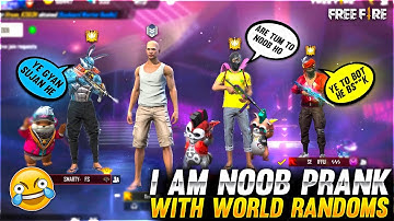I am Noob Prank With World Randoms😂Gone Wrong !!