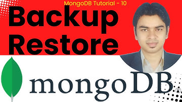 Backup and Restore MongoDB in Windows using both the command line and MongoDB Compass #mongodb