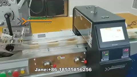Full automatic mooncake tray flow pack machine line Soontrue Jane