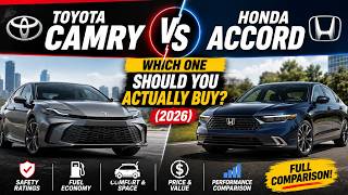Toyota Camry vs Honda Accord: Which One Should You Actually Buy? (2026) No Nightmares For Honda 2025 Toyota Camry Vs 2024 Honda Accord Battle Of The Affordable Sedans