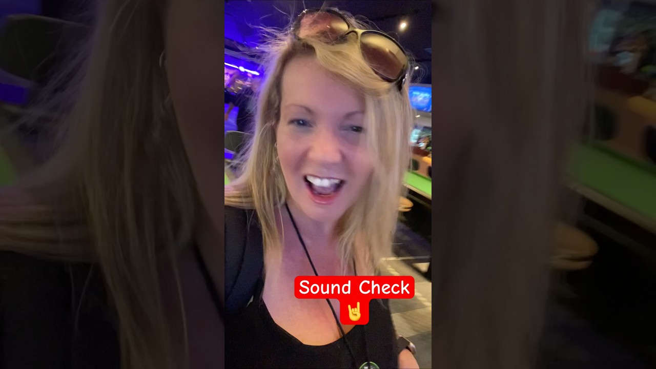 Sound Check .. So Hitting It at The Rock Is Not Dead Festival with Slythr