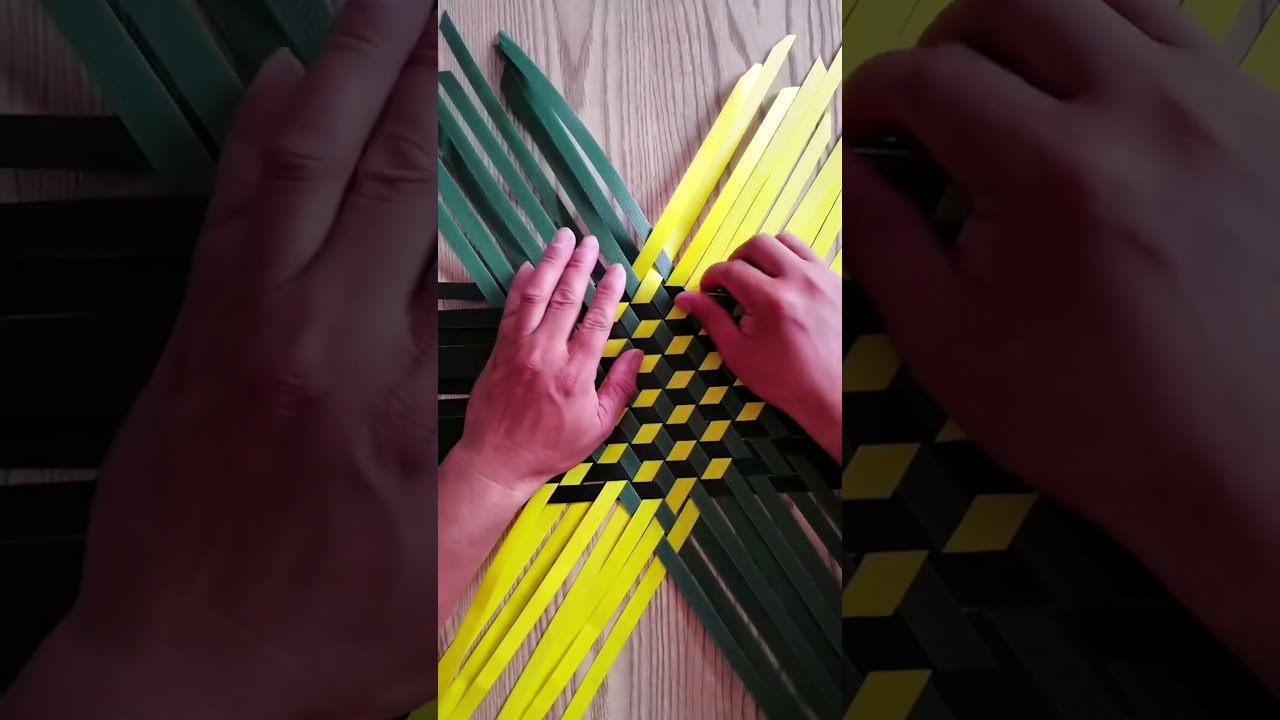 Woven Three Dimensional Tape Basket