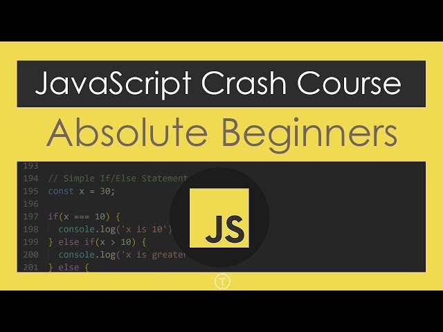 JavaScript Crash Course For Beginners class=