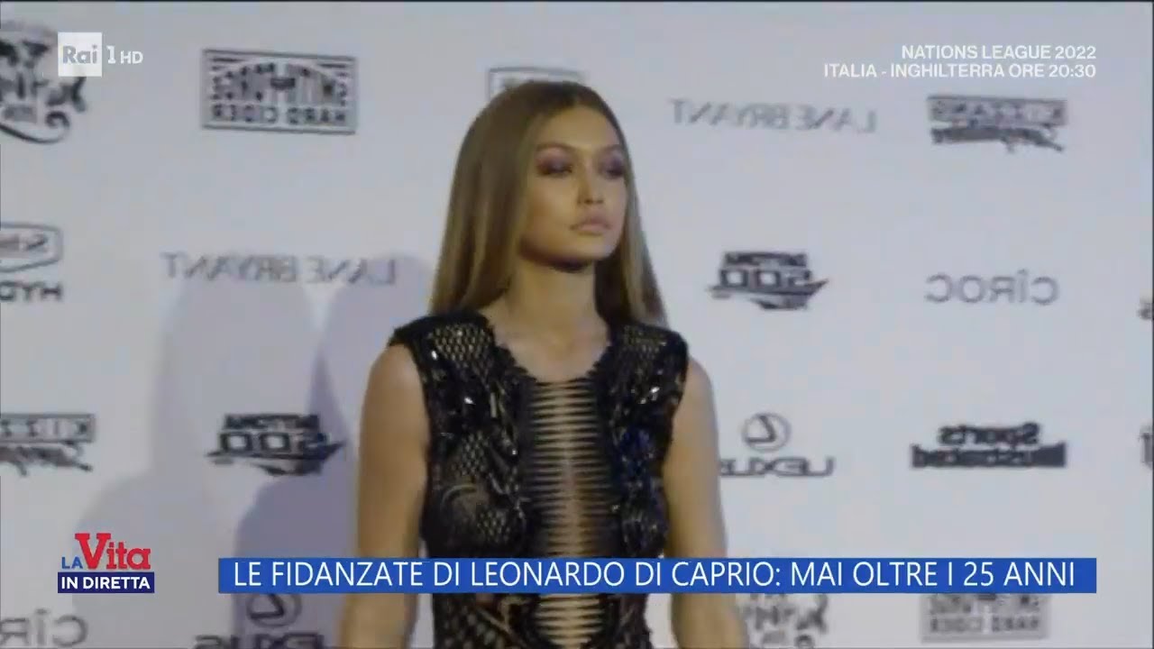 Le fidanzate di Leonardo Di Caprio: mai oltre i 25 anni - La vita in diretta 23/09/2022