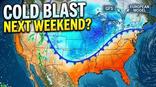 🚨 MAJOR COLD BLAST NEXT WEEKEND GFS vs European Model | USA Weather Forecast