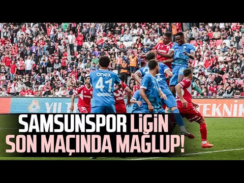 Samsunspor - Bodrumspor maç sonucu! Samsunspor ligin son maçında mağlup