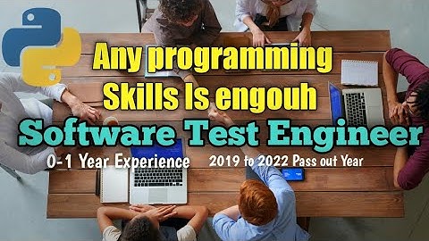 Software Test Engineer Job | @pythonintelugu