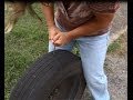 Lil Debbie Fixing a Flat Tire
