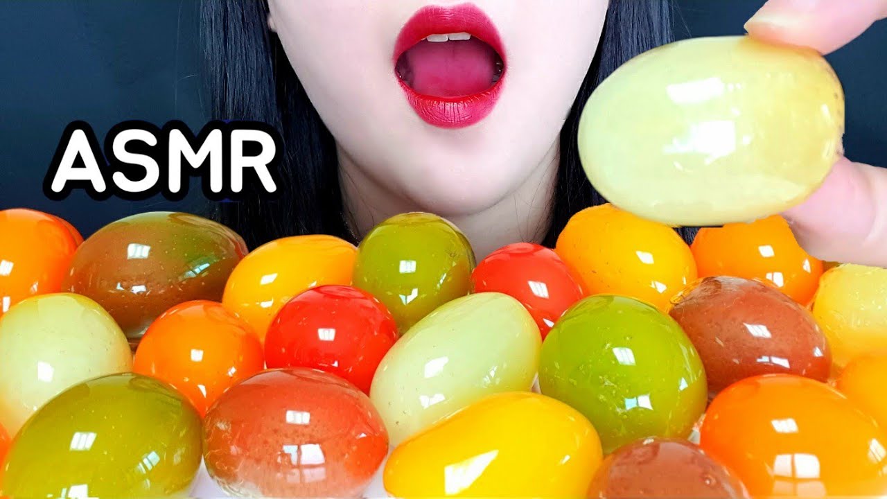 ASMR ❤🧡컬러풀 탕후루 파티!!!!💚💜 フルーツ飴,Colorful *TANGHULU*❤ Party,Candied fruit mukbang.