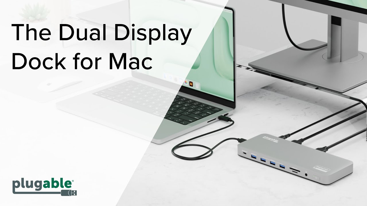 Plugable、DisplayLinkチップを採用しApple M1~M3チップ搭載のMacで