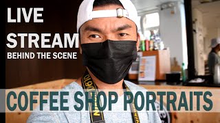 Live Stream Coffee Shop Portraits