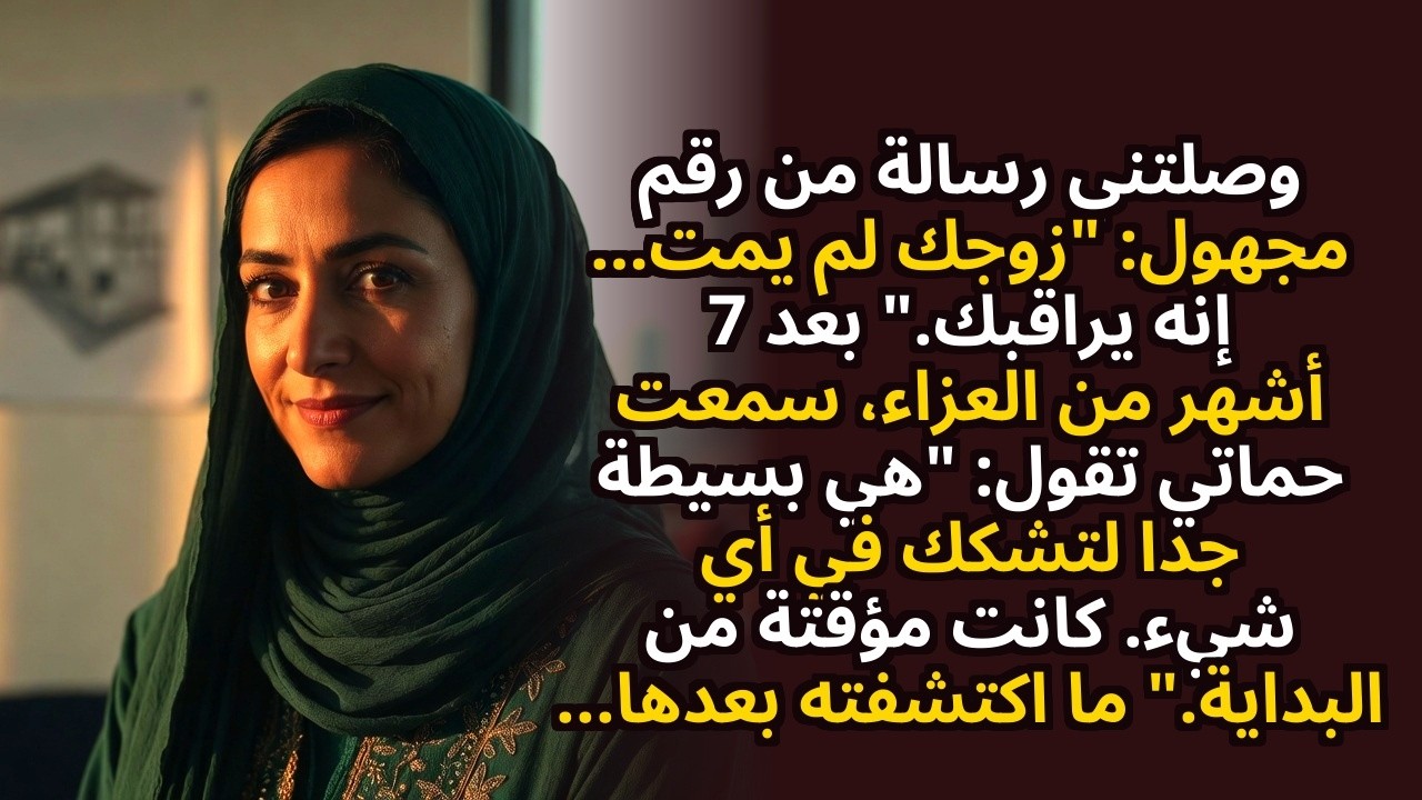 وصلتني رسالة من رقم مجهول: