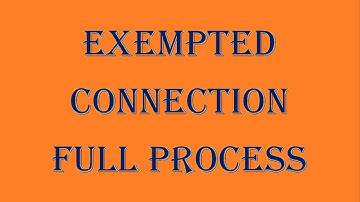 Exempted connection full process in SDMS