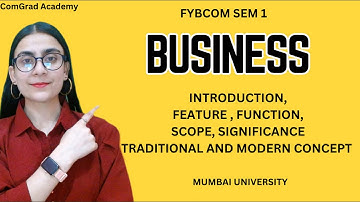 Business Introduction FYBCOM SEM 1 Commerce| Mumbai university| #bcom #commerce #mumbaiuniversity