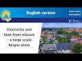 Electricity and heat from manure - a large scale biogas plant. Example Maabjerg, Denmark