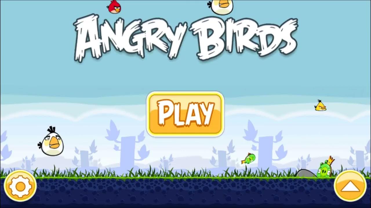 Birds theme. Меню игры Angry Birds. Игра Angry Birds Classic. Энгри Бердс музыкальные. Энгри бердз Рио.