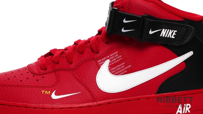 Nike Air Force 1 Mid '07 LV8 University Red White 804609-605 