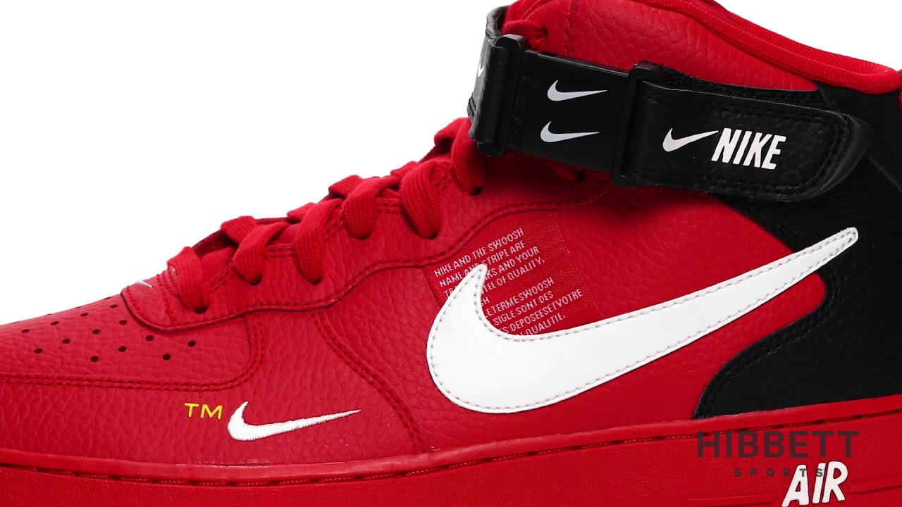 Nike Air Force 1 Mid '07 LV8 Red/White/Black 