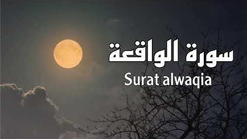 سورة الواقعة بصوت الشيخ علي جابر Surat alwaqia