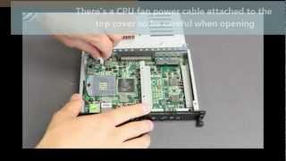 Axiomtek OPS860 Series CPU, DRAM, HDD Installation