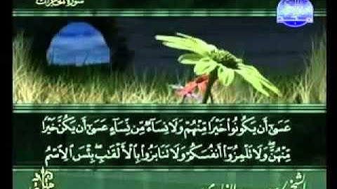 سورة الحجرات كاملة الشيخ سعد الغامدي