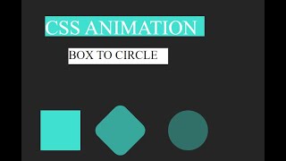 box transform to Circle || Border-radius Animation || CSS Animations Tutorial -2