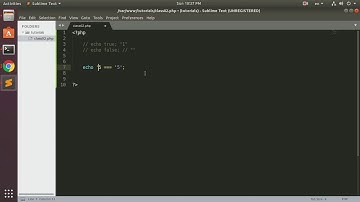 PHP Tutorial#3: Booleans, Comparisons and Conditional Statements(if, if else, elseif)