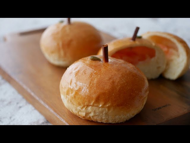【リンゴパン】2点まとめ 夫婦でパン作り】まるでりんご!?「りんごパン」 今日はパンの日 Lesson
