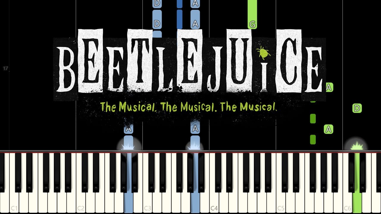 Beetlejuice Home (Piano Tutorial) [Synthesia] YouTube